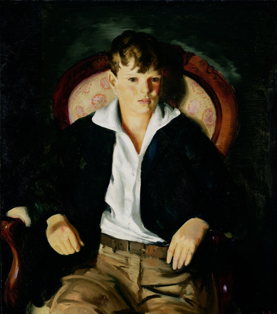 Porträtt av en pojke av George Wesley Bellows
