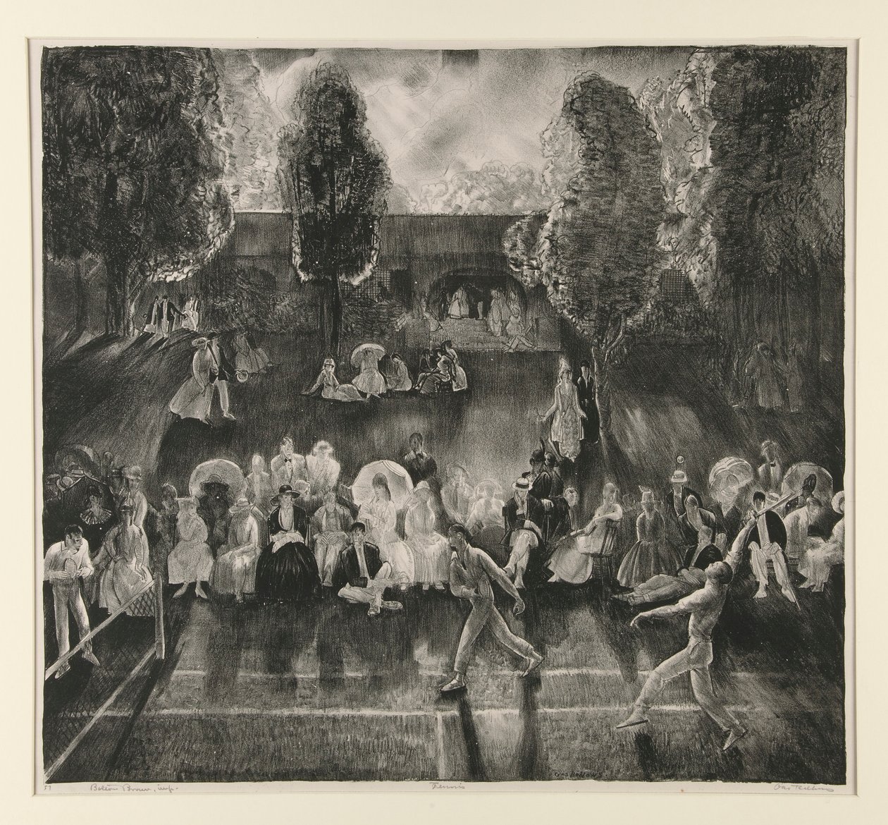 Tennis av George Wesley Bellows
