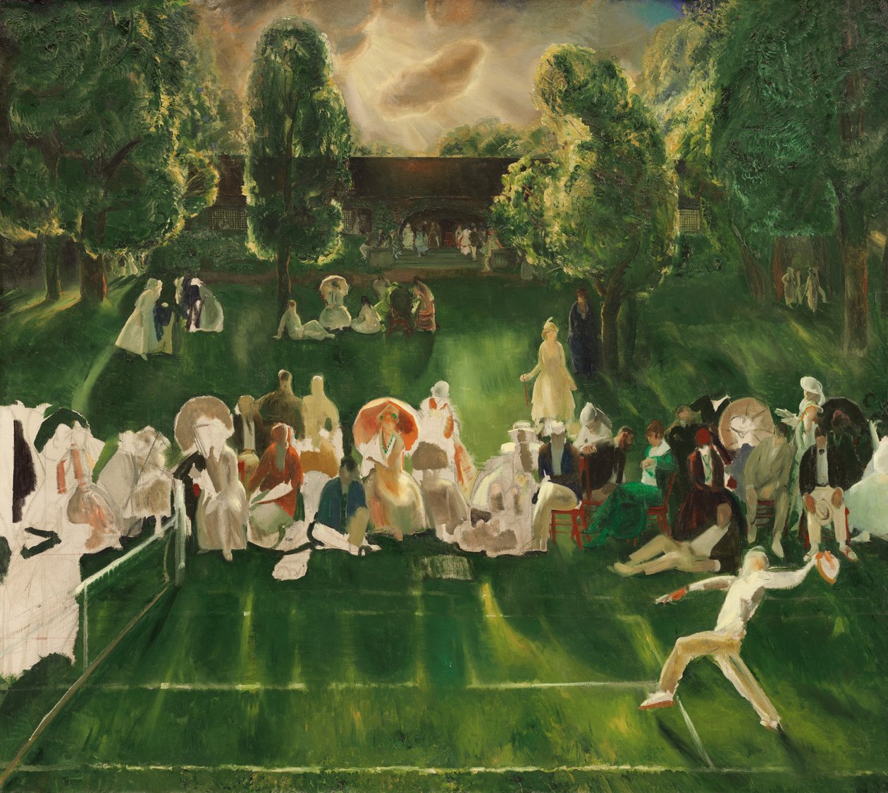 Tennisturnering av George Wesley Bellows