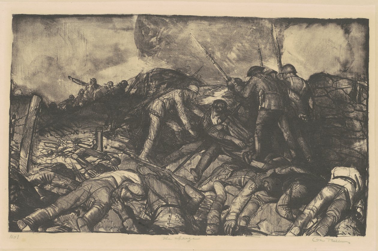 Anklagelsen, 1918. av George Wesley Bellows