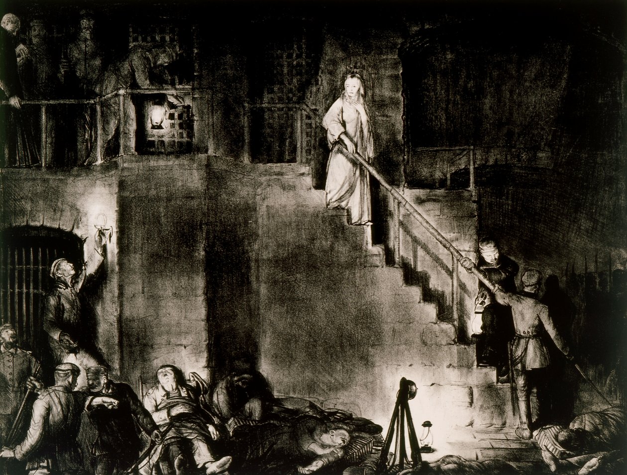 Mordet på Edith Cavell av George Wesley Bellows