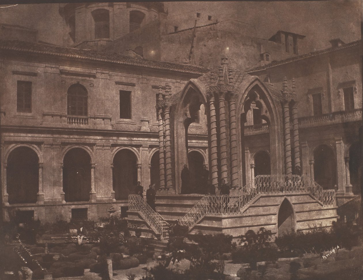 Benediktinerklostret, Catania, 1846. av George Wilson Bridges
