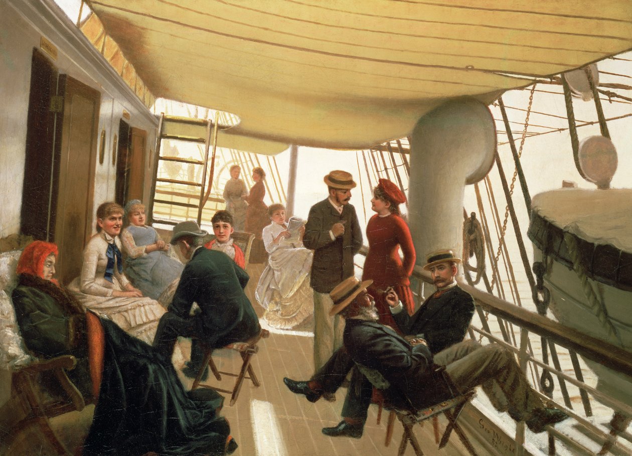 Kryssningsfartyg, 1882 av George Wright