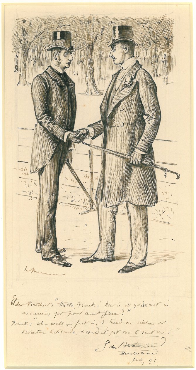 Hej Frank!, 1891 av George du Maurier