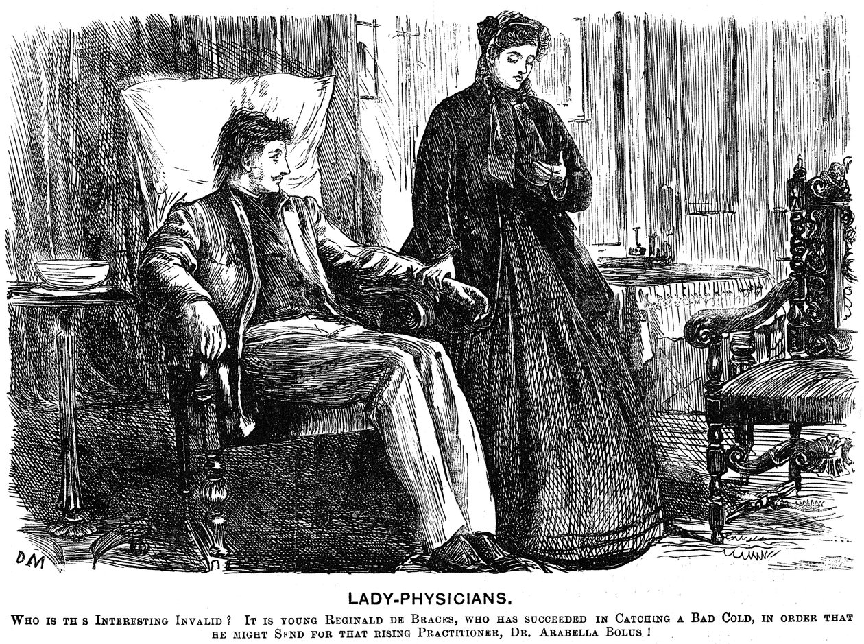 Lady Physicians, 1865 av George du Maurier