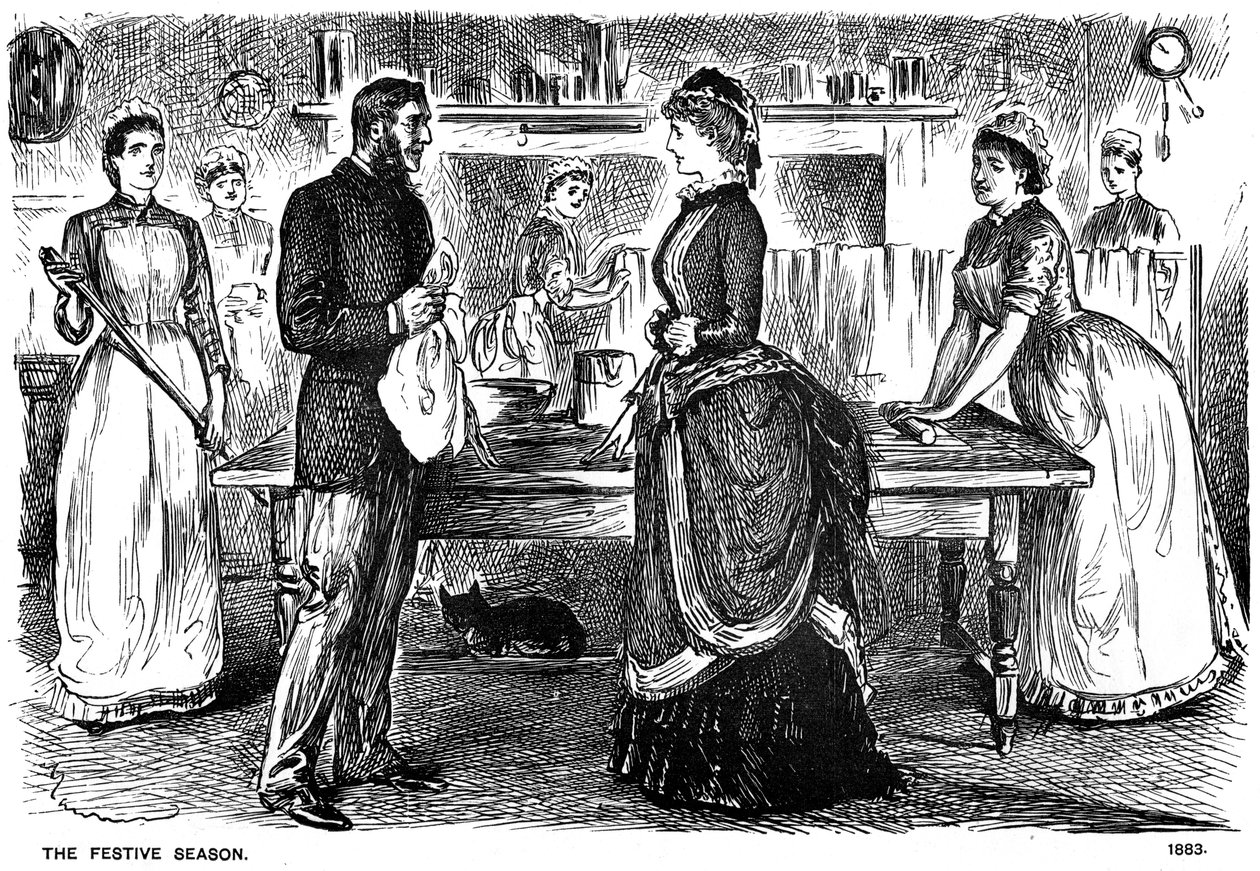 Högtiden, 1883 1891 av George du Maurier