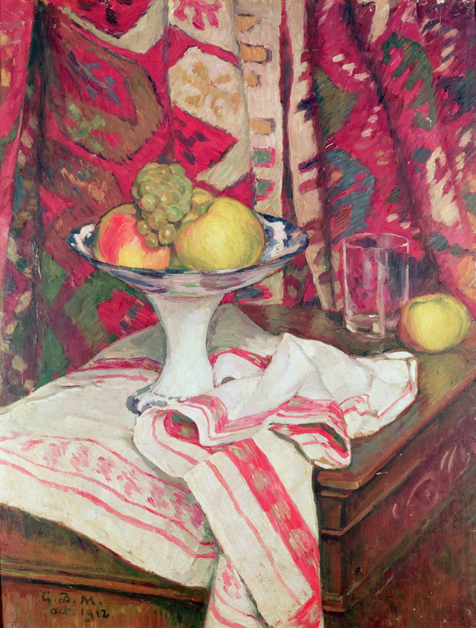 Stilleben med fruktskål, 1912 (olja) av George Daniel de Monfreid