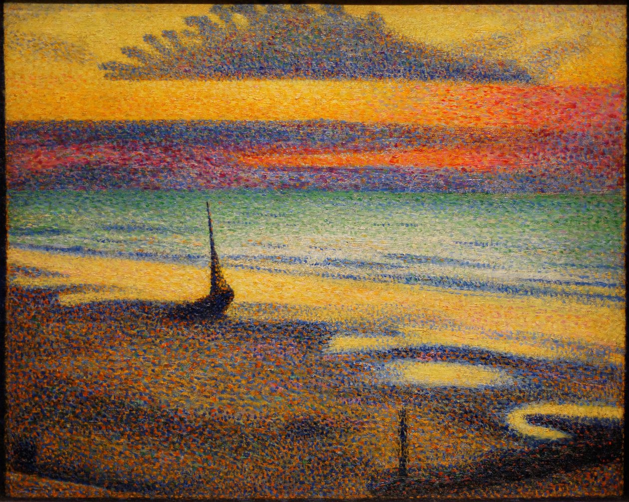 Stranden vid Heist av Georges Lemmen