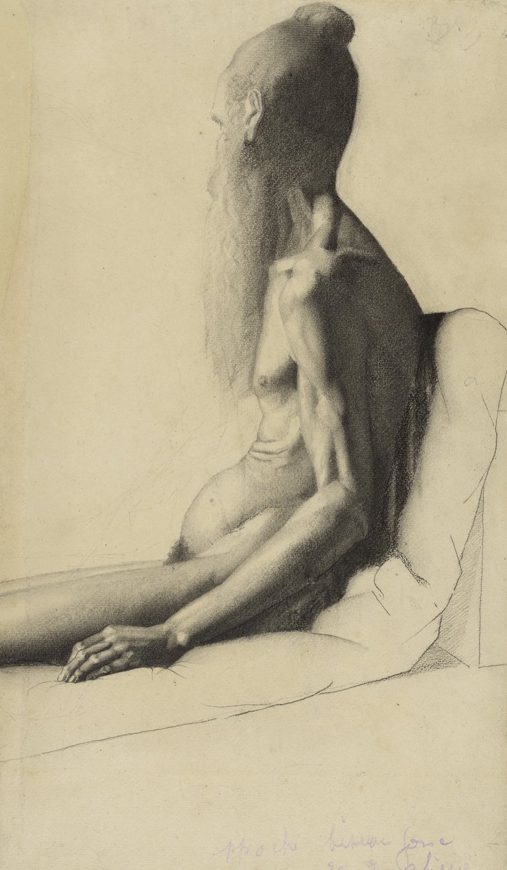 An Indian Man, ca 1878-9 (grafit) av Georges Seurat