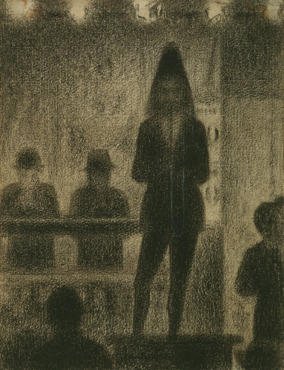 Trombonist (Study for Circus Side Show) av Georges Seurat