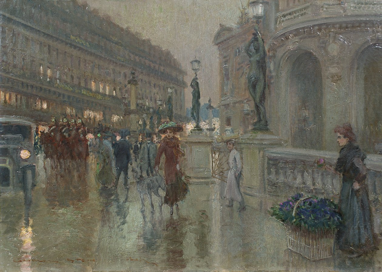 Paris på natten av Georges Stein