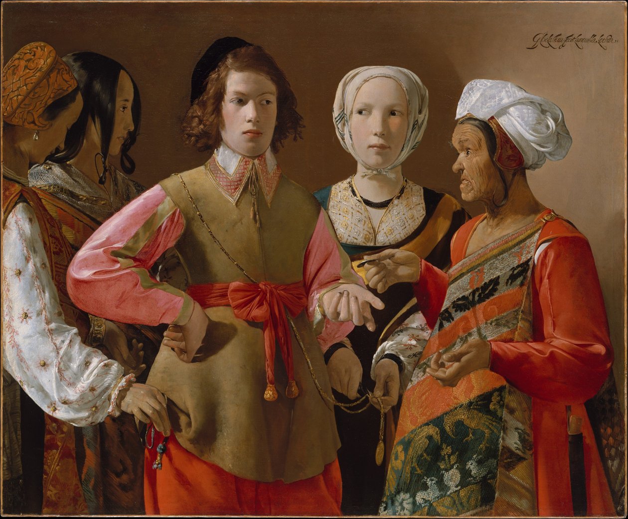Spåkvinnan av Georges de La Tour