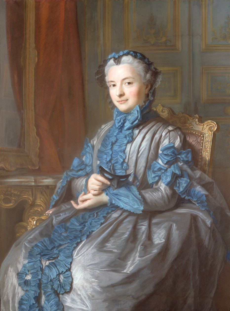 Presidenten för Rieux (pastell på panel) av Georges de La Tour