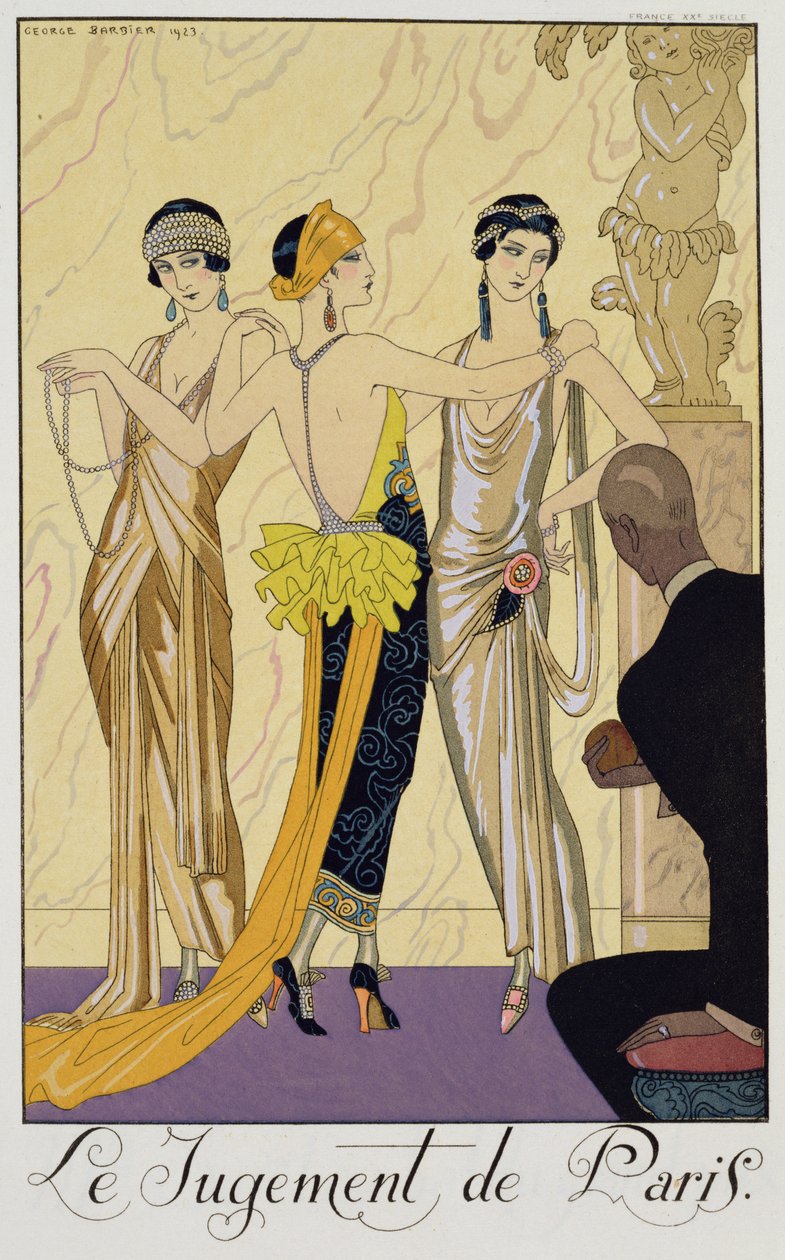 Parisdomen av Georges (after) Barbier