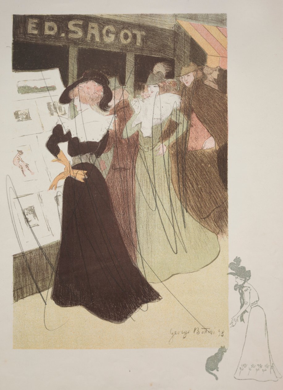Sagots galleri, 1898. av Georges Alfred Bottini