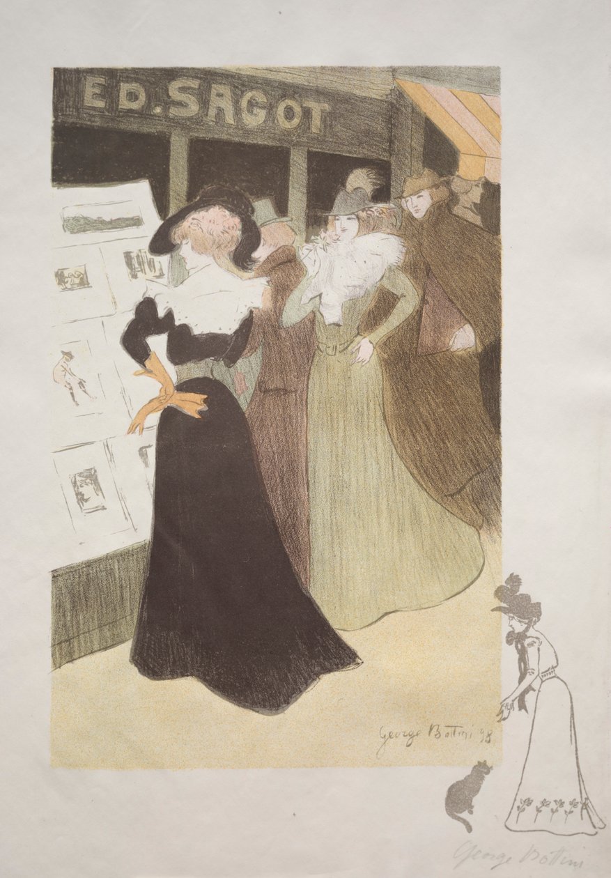 Sagots galleri, 1898. av Georges Alfred Bottini