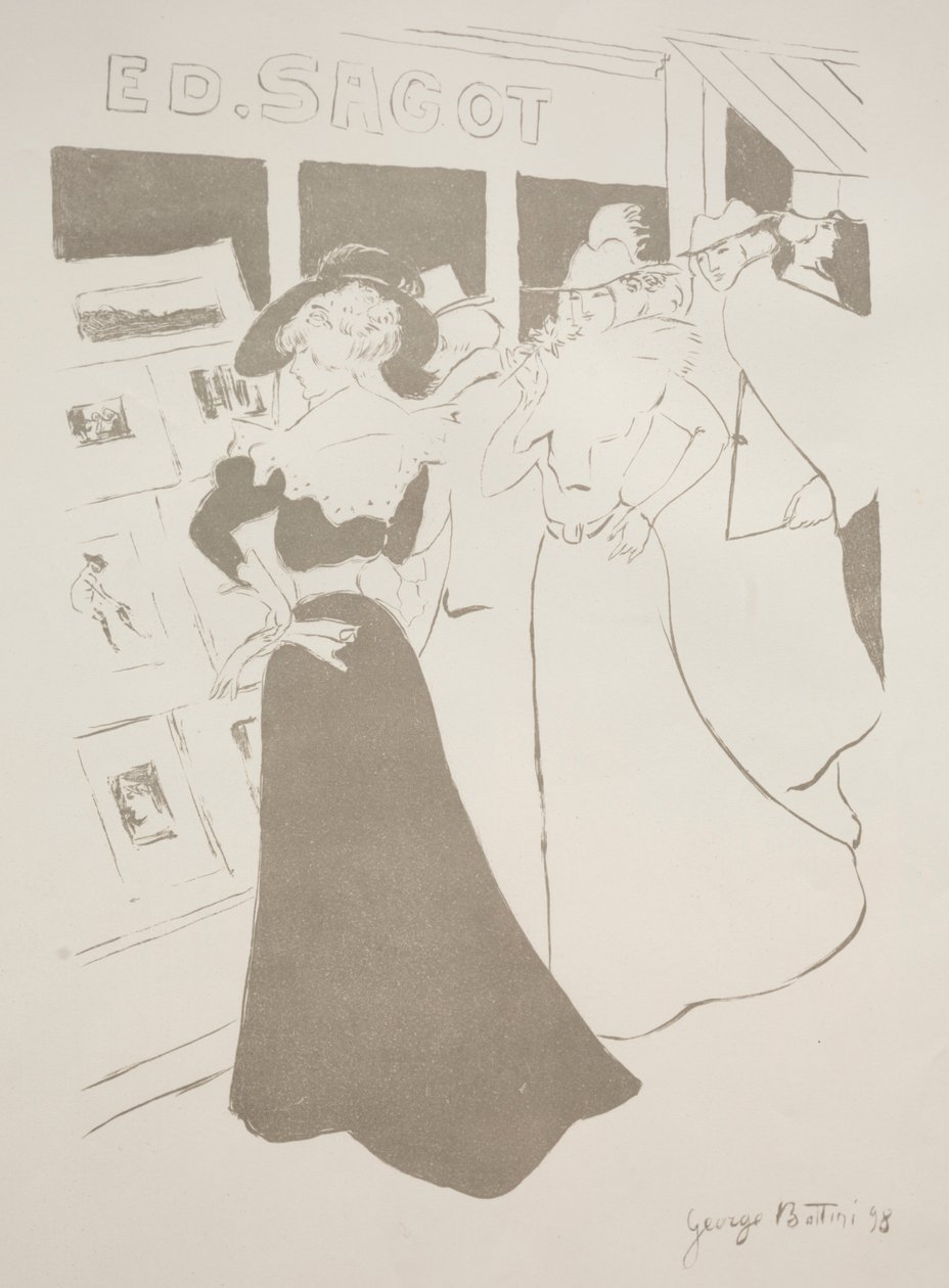 Sagots galleri, 1898. av Georges Alfred Bottini