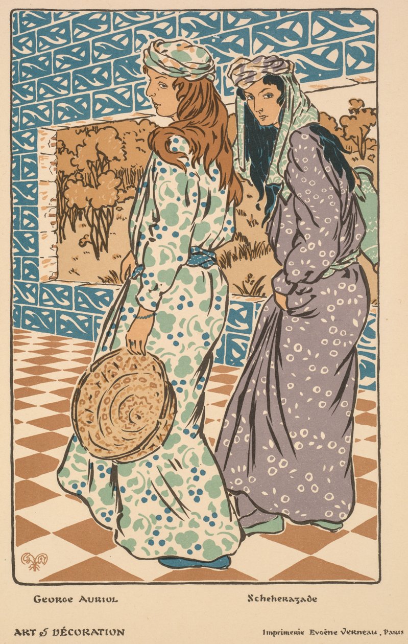Scheherazade, 1901.  av Georges Auriol