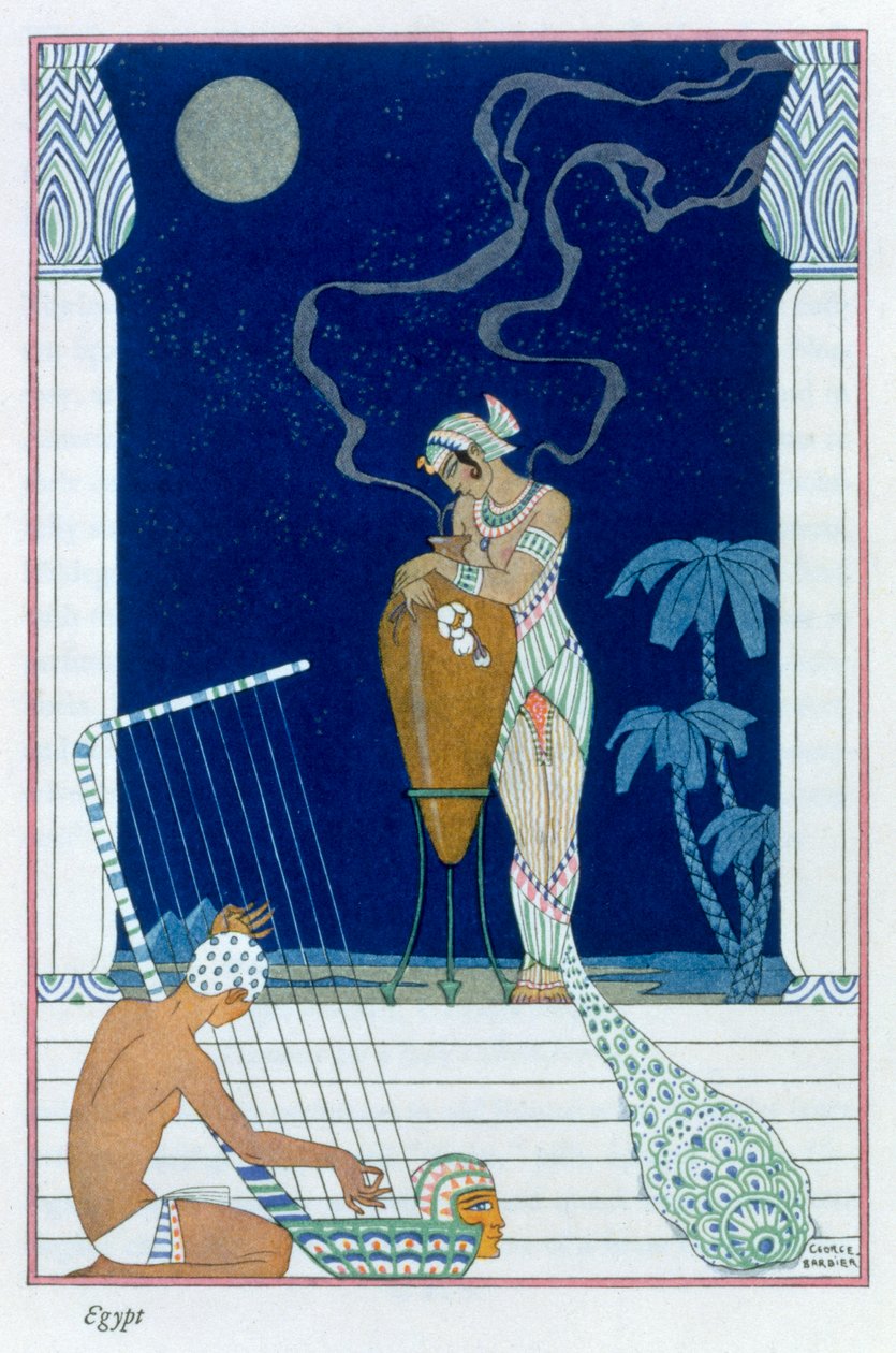 "Egypten", 1912 av Georges Barbier