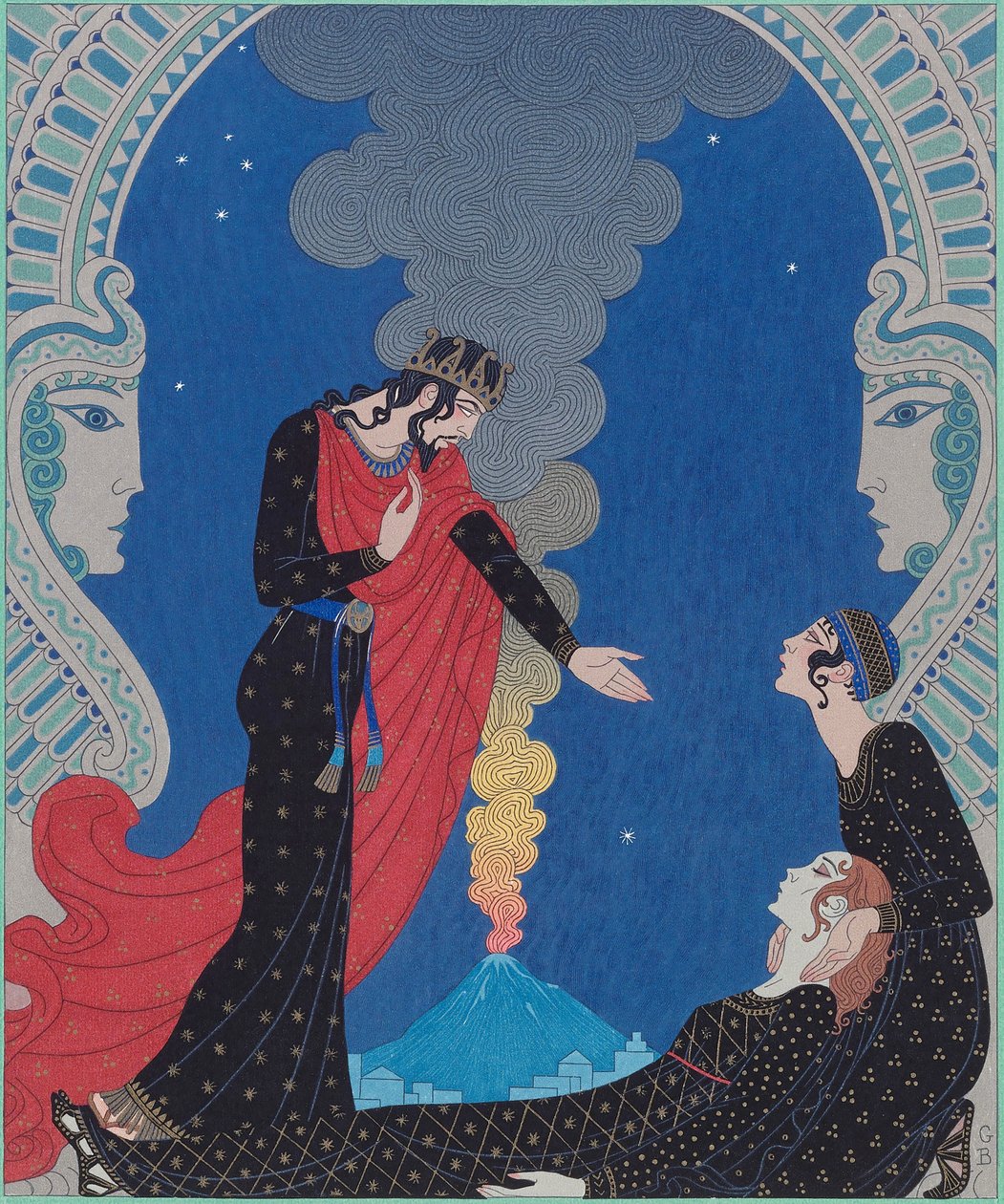 Empedokles, förmodad gud. Empedokles, förmodad Gud av Georges Barbier