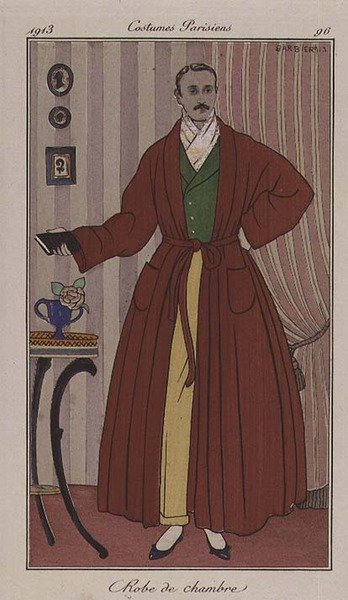 Morgonrock av Georges Barbier