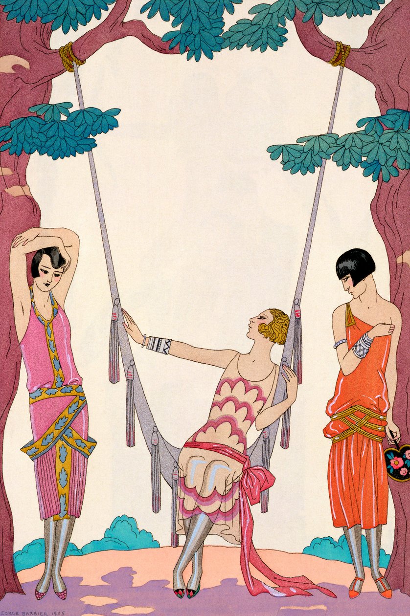 "Sommar", 1925 av Georges Barbier