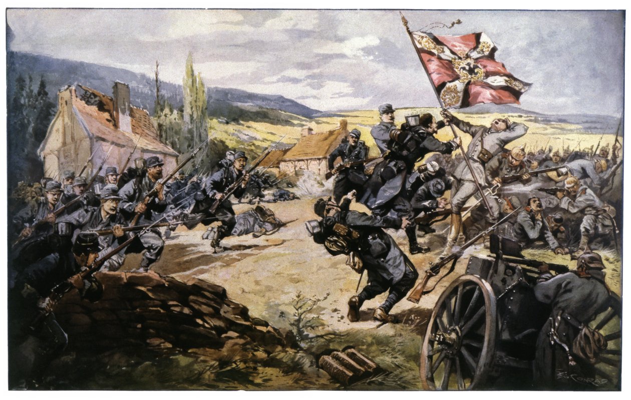 Slagsmål i St Blaise av Georges Conrad