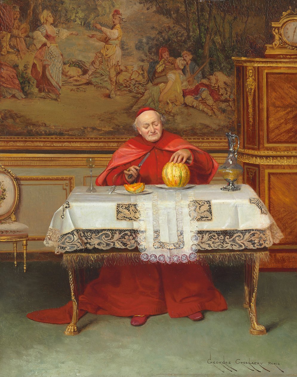 Njuter av Andens frukter av Georges Croegaert