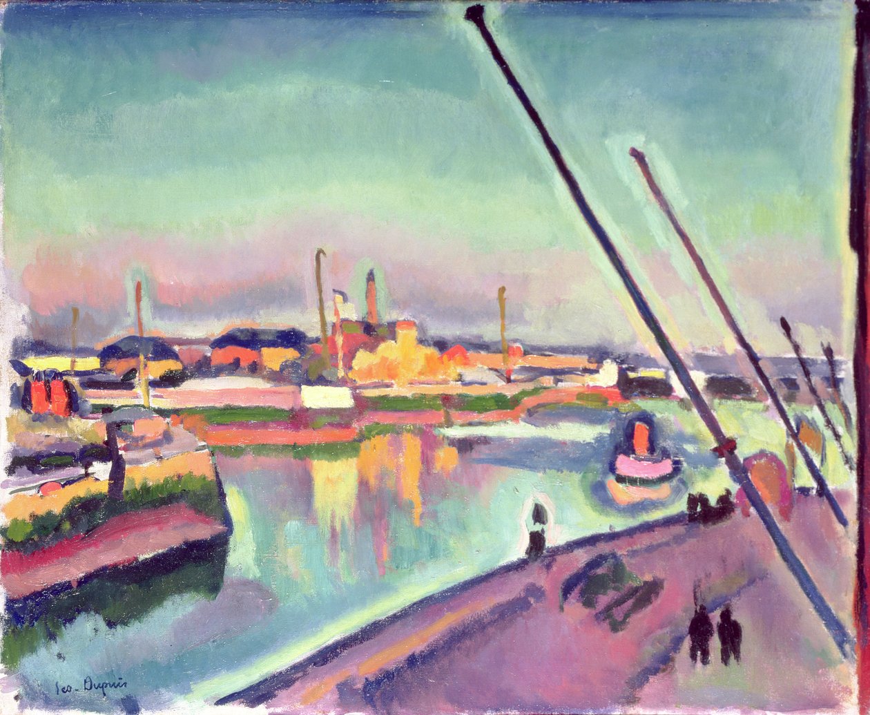Quai Notre-Dame, Le Havre, 1908 av Georges Dupuis
