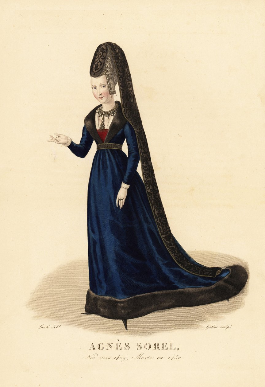 Agnes Sorel av Georges Jacques Gatine