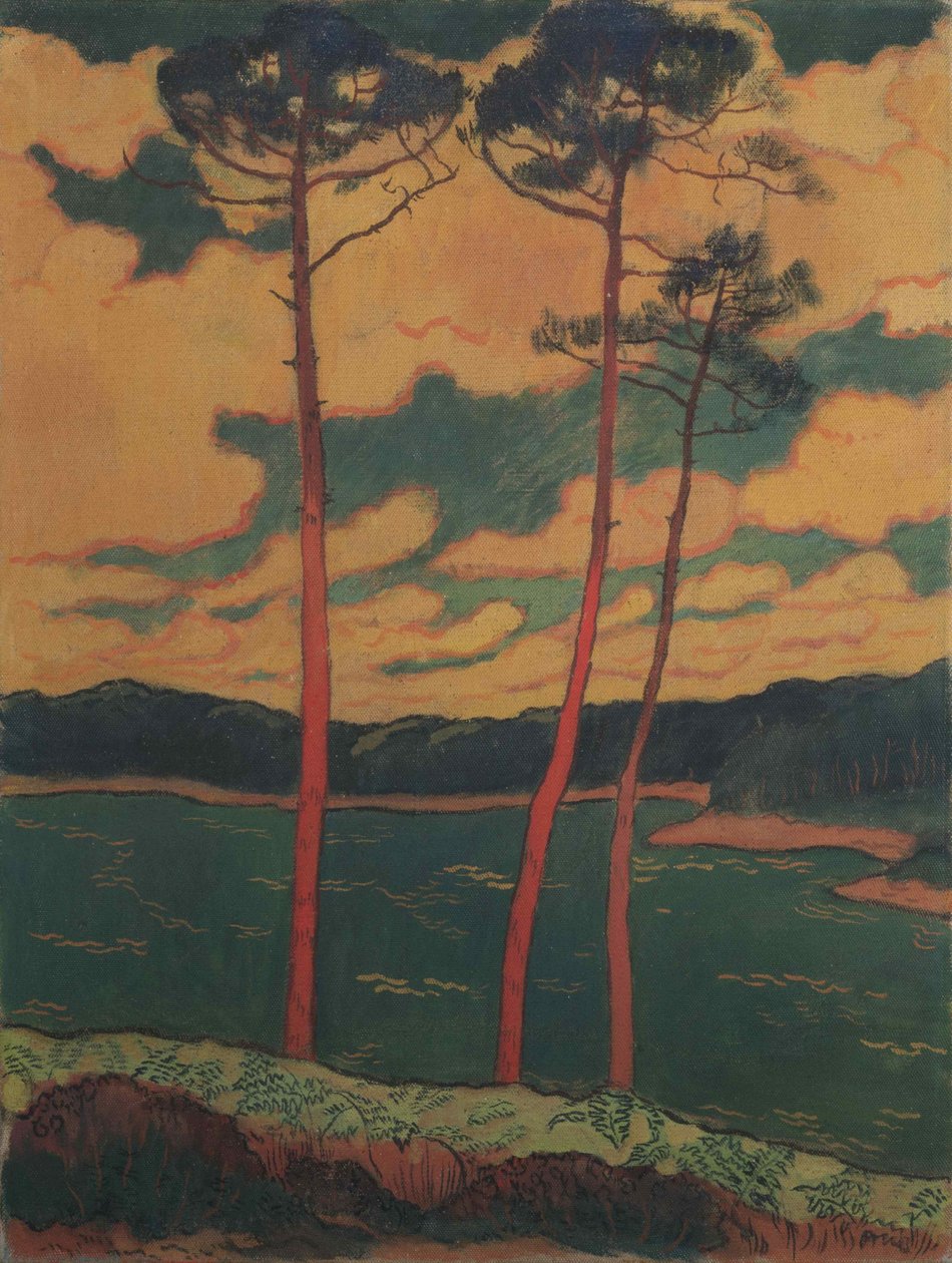De röda tallarna, 1888. av Georges Lacombe