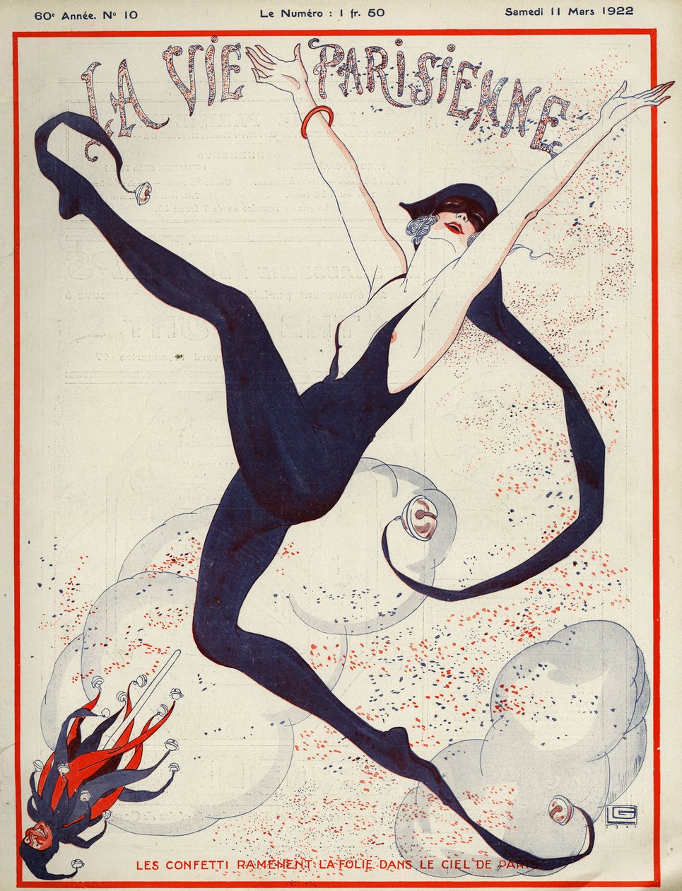 Framsidan av "La Vie Parisienne" av Georges Leonnec