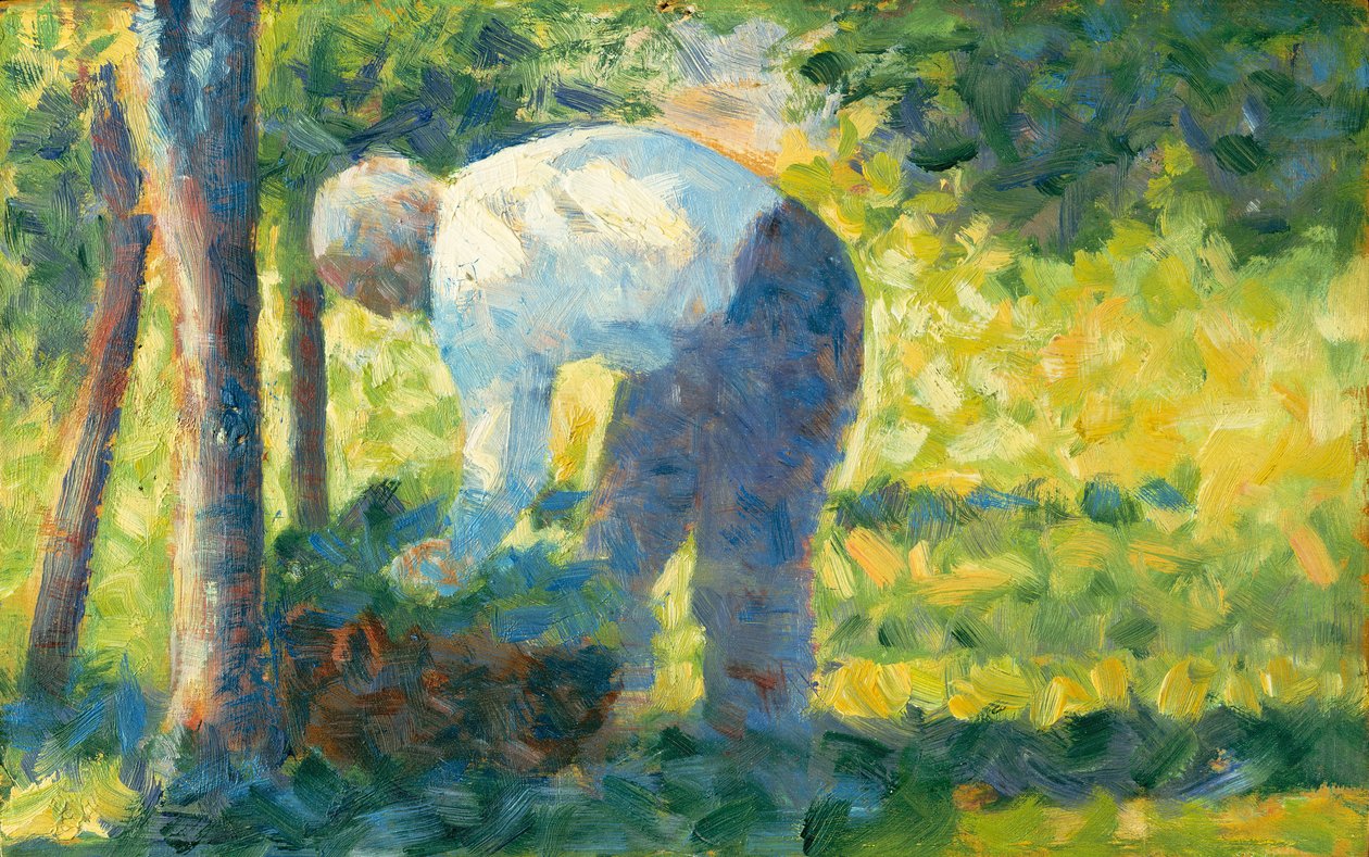 Trädgårdsmästaren, 1882-83. av Georges Pierre Seurat