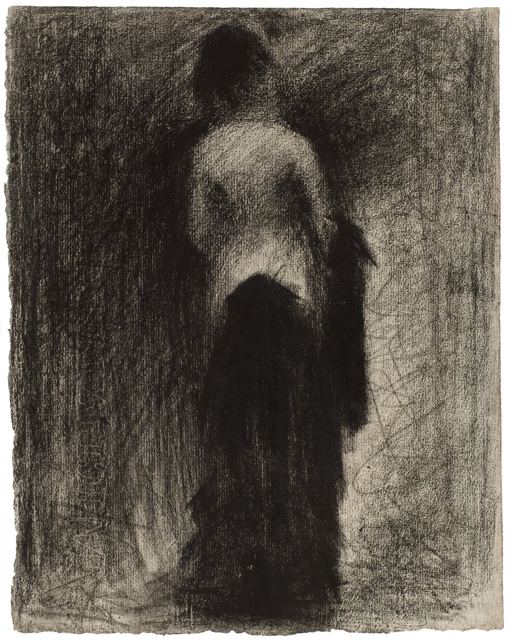 Promenaden, ca 1882 av Georges Pierre Seurat
