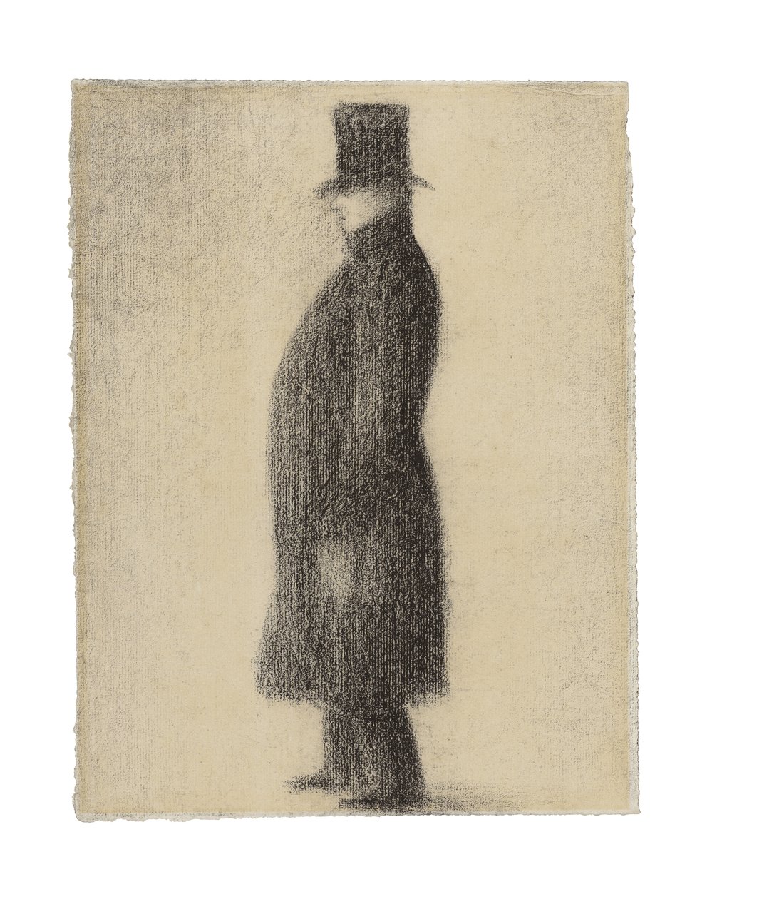 Höga hatten, c.1883 av Georges Pierre Seurat