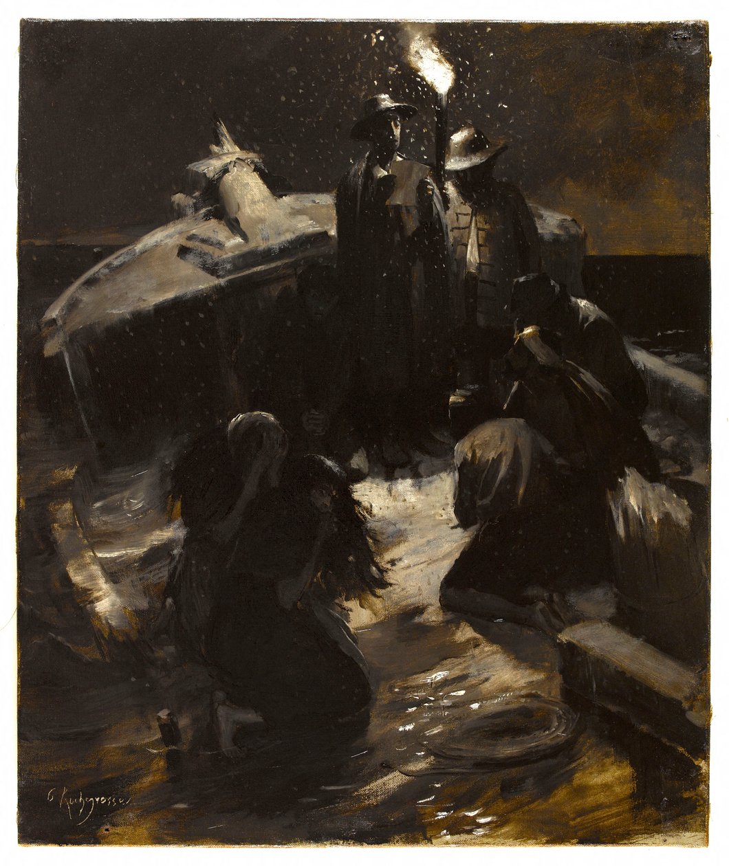 Skeppsbrottet. av Georges Rochegrosse