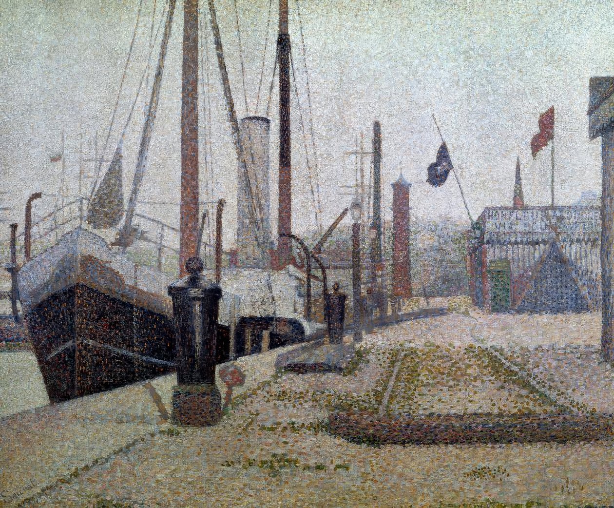 La Maria ’, Honfleur av Georges Seurat