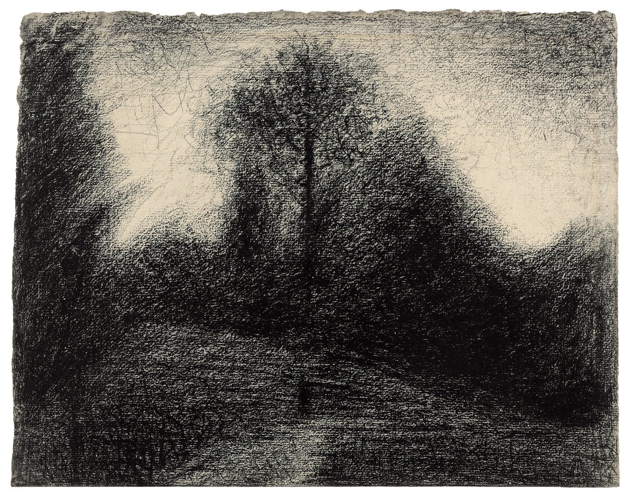 Landskap av Georges Seurat