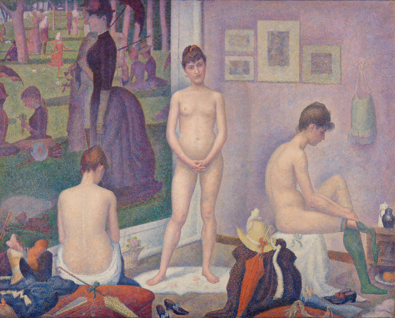 Modeller (Poseuses) av Georges Seurat