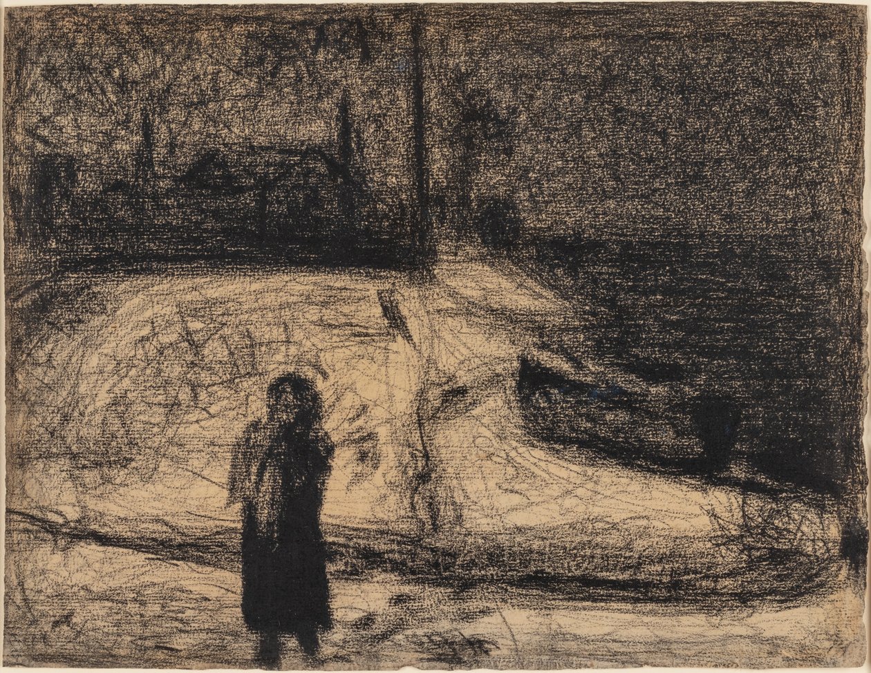 The Zone (Utanför stadsmurarna) av Georges Seurat