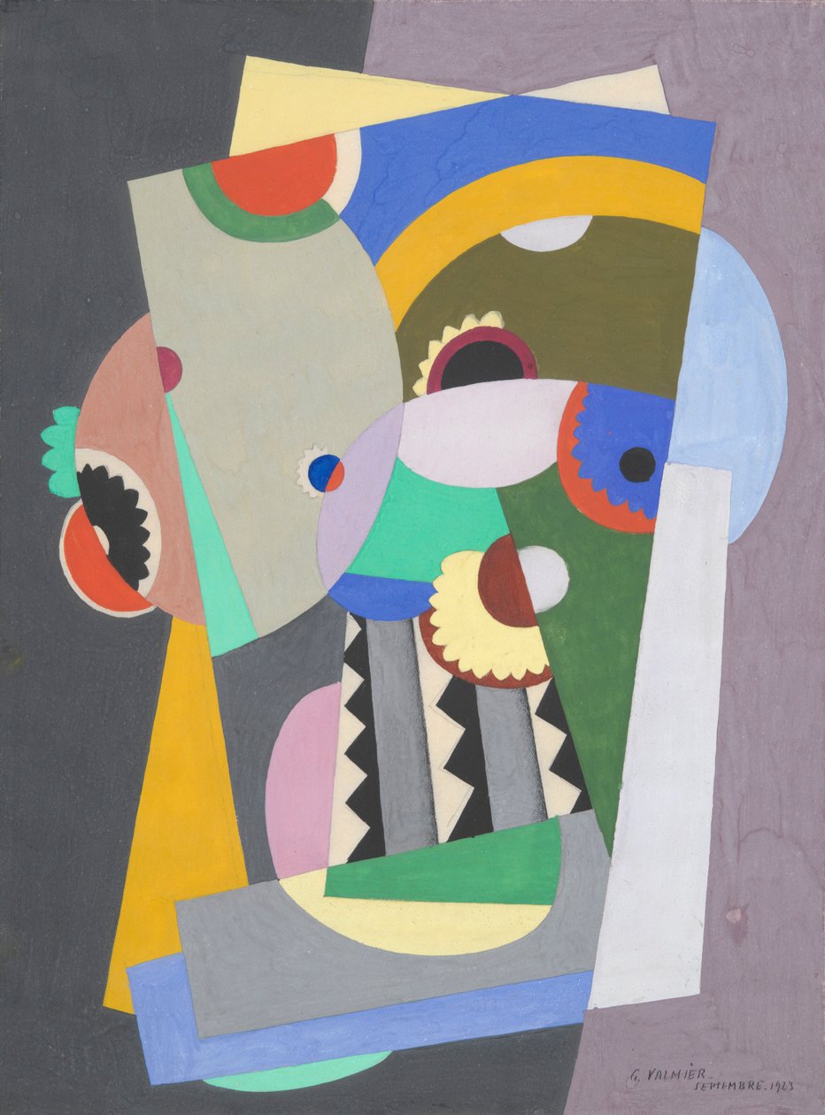Komposition, 1923 av Georges Valmier