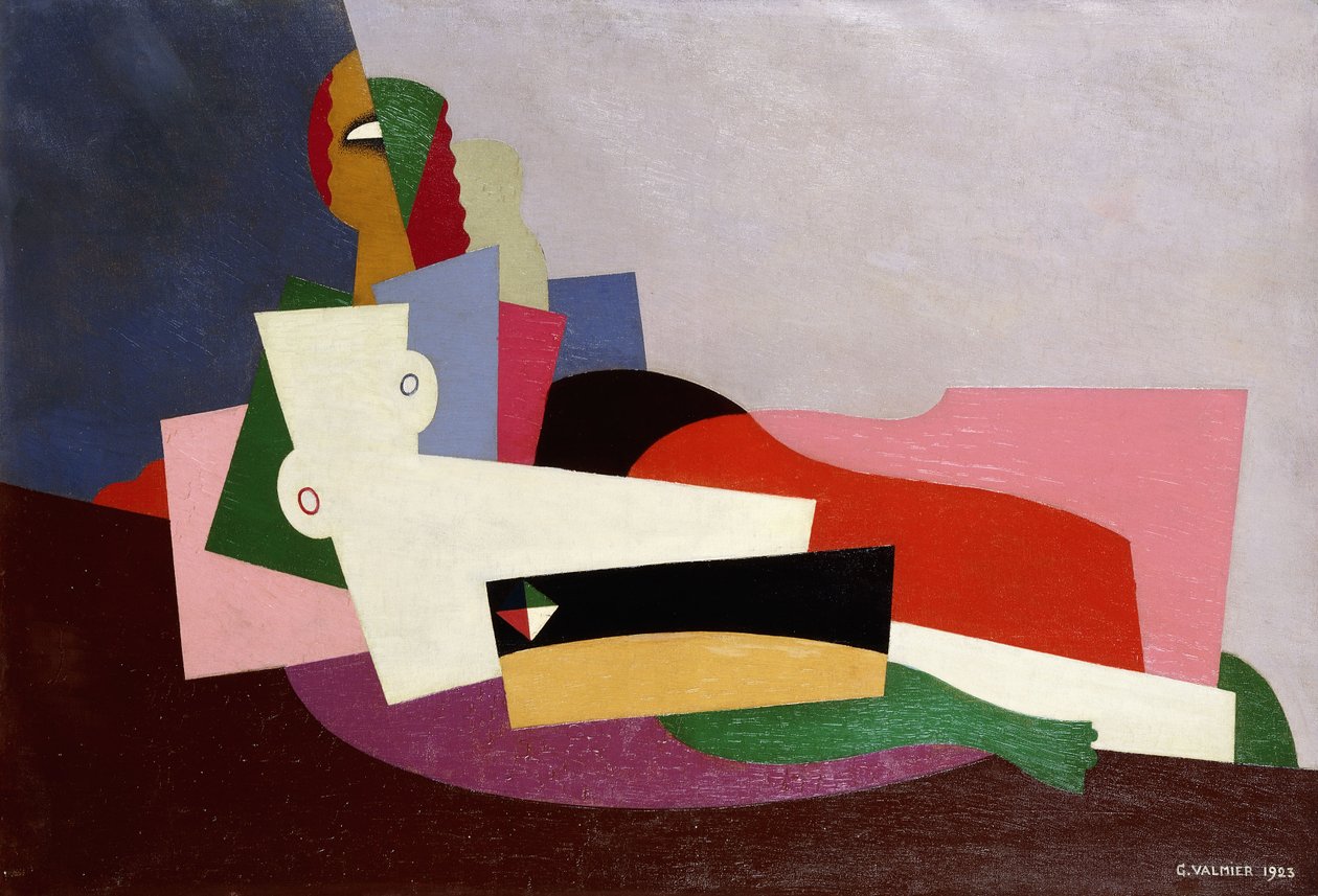 Naken liggande, 1923 av Georges Valmier