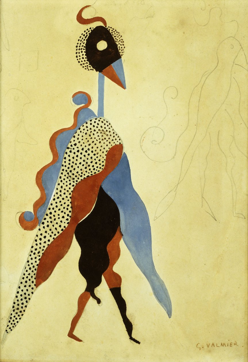 kostymprojekt, av Georges Valmier
