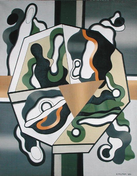 De fem sinnena, 1931 av Georges Valmier