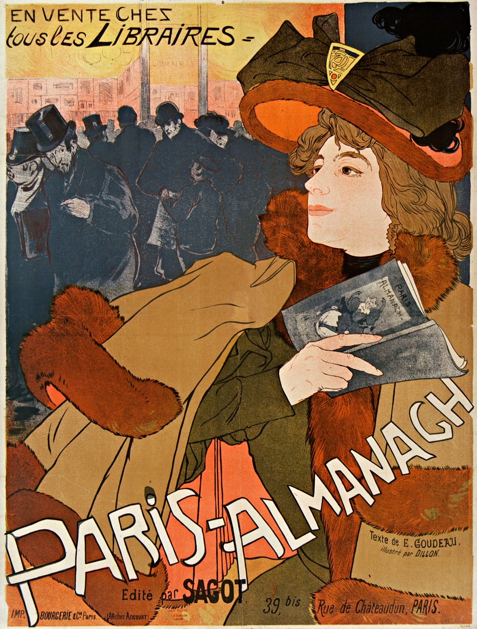 Paris-almanackan, ca. 1900. av Georges de . Feure