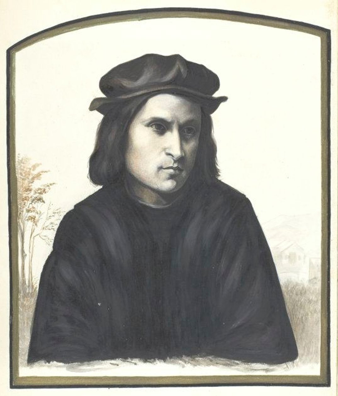 Utan titel [man i renässansklänning], 185568. av Georgina Cowper