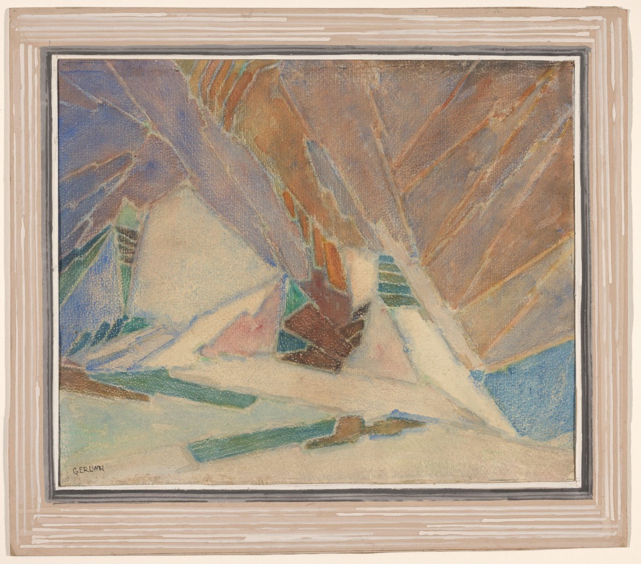Titel okänd av Ger Ladage (signed by artist)