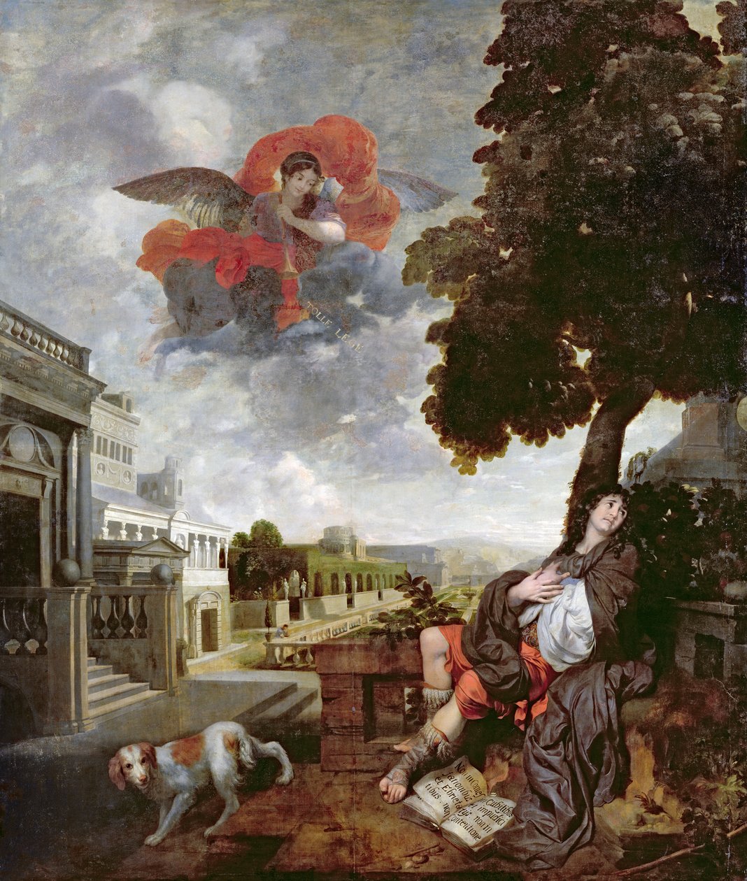 St. Augustinus omvändelse, c.1663 av Gerard de Lairesse