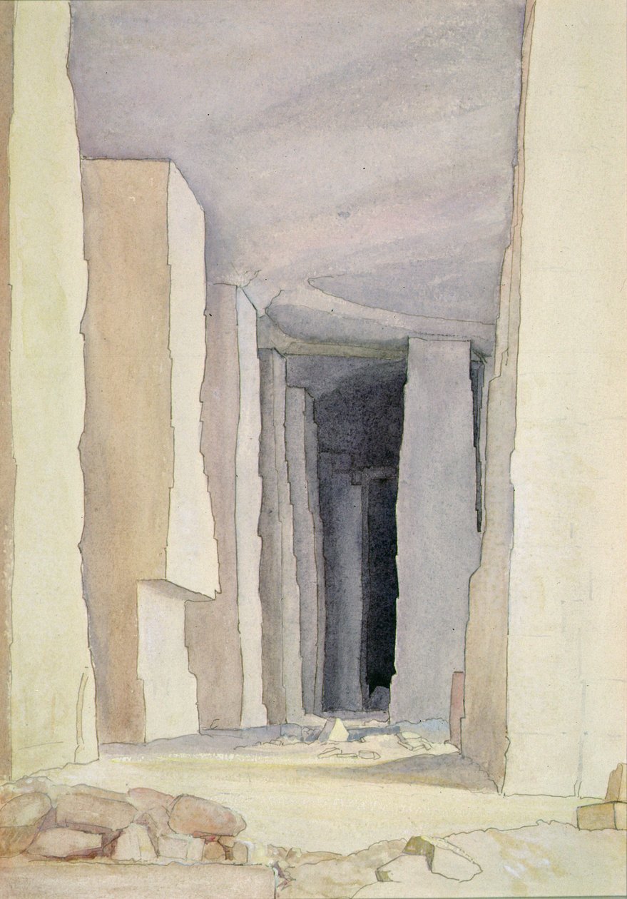 Cyclopean Cave (gouache) av Gerard Chowne