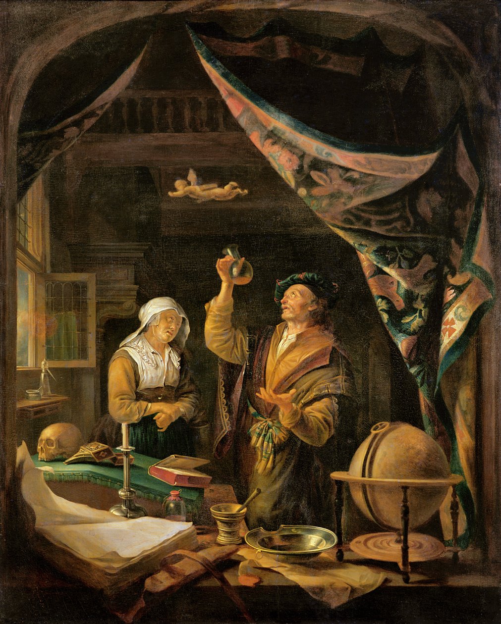 Urinläkaren av Gerrit Dou